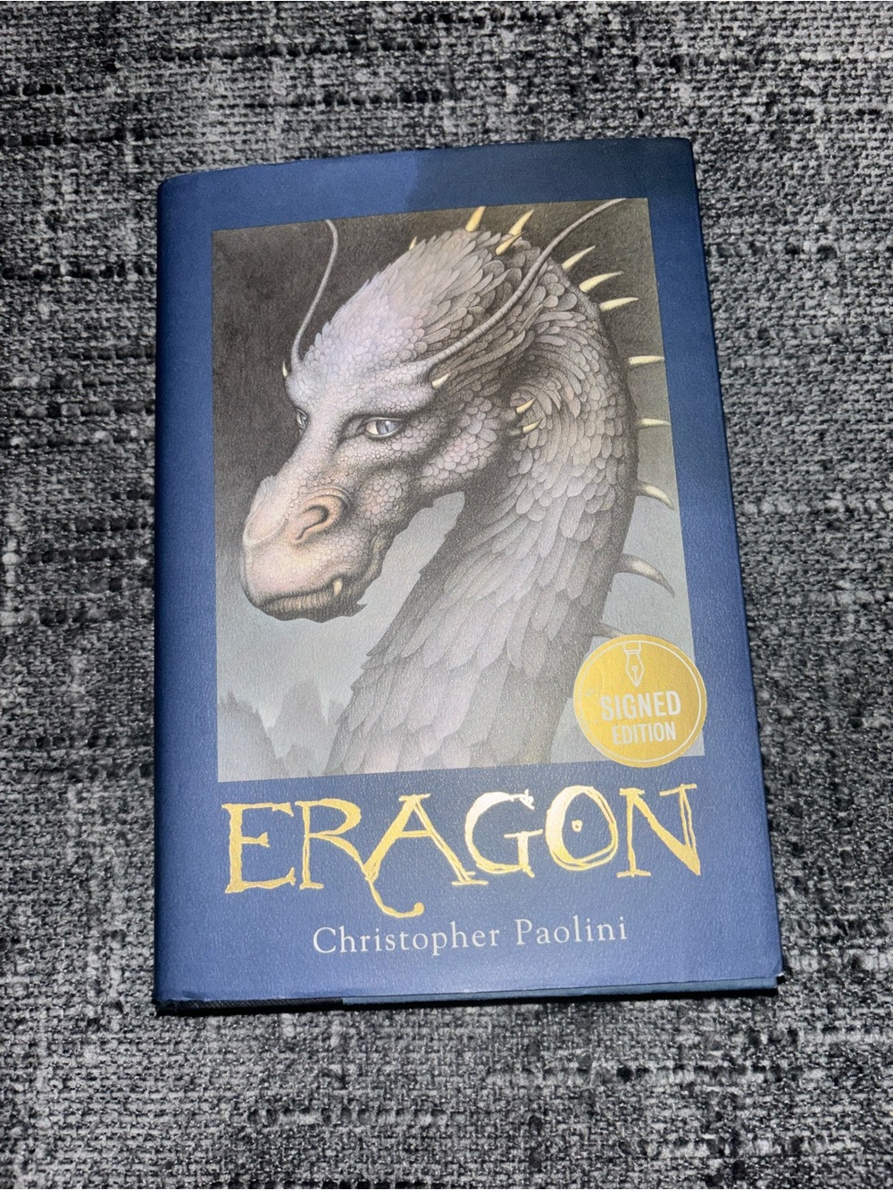 Eragon by Christopher Paolini – SIGNED 1st Edition Hardcover (1st Printing)